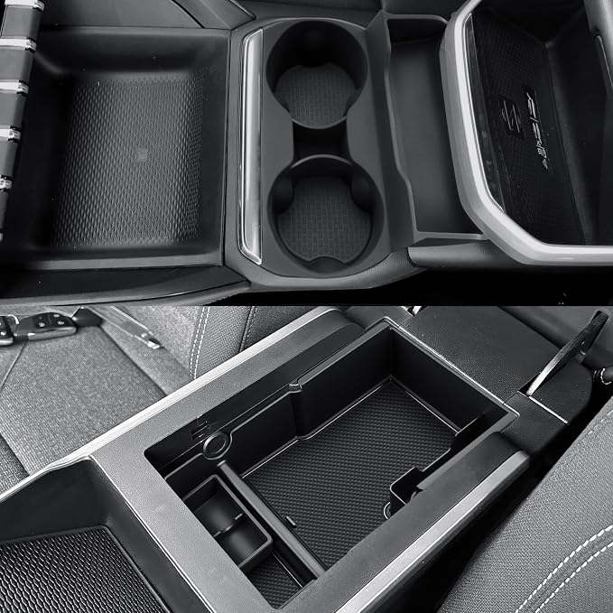 CDEFG 3Pcs for 2025 2026 GMC Terrain Center Console Organizer for 2025 2026 GMC Terrain Accessories Middle Console Organizer Armrest Storage Box Coin Holder & Cup Holder