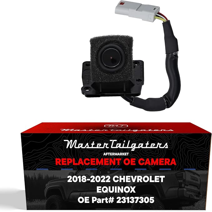 Master Tailgaters Replacement for Chevrolet Equinox w/o HD Surround Vision (2018-2022) Backup Camera OE Part # 23137305