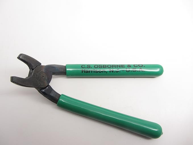 C.S. Osborne Bent Hog Ring Pliers - No Spring - No. 1440-B