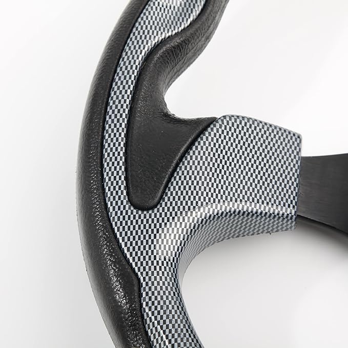 Black Spokes Golf Cart Steering Wheel For Club Car DS and Precedent Tempo EZGO RXV & TXT Yamaha Golf Cart Steering Wheel