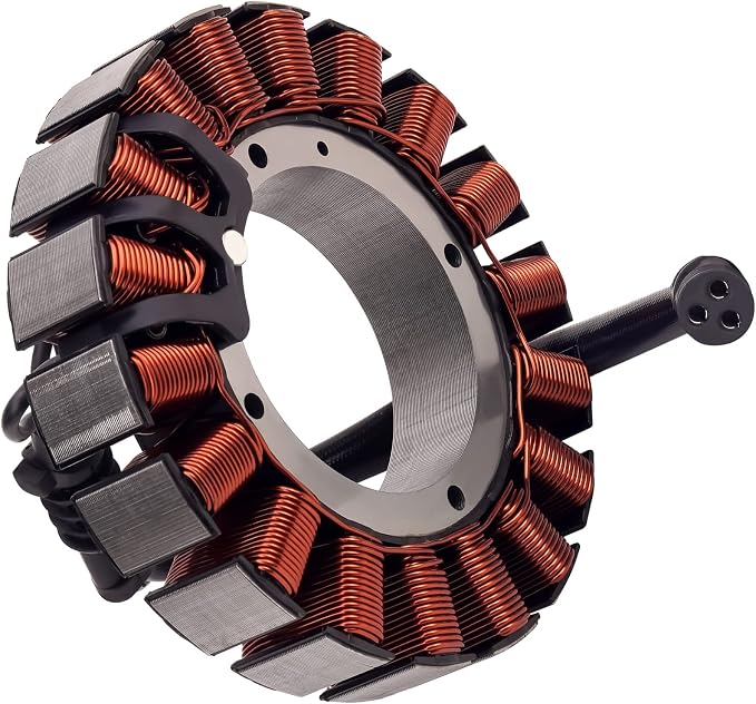 AHL Magneto Stator Coil 30017-08A Compatible with Harley Dyna Street Bob FXDB 2008-2016,FXDBP 2013-2016,Hard Candy Custom FXDB 2013-2014,Police FXDBP 2014,Super Glide Custom Anniversary FXDC 2008 2013