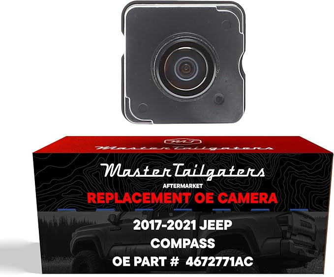 Master Tailgaters Replacement for Jeep Compass (2017-2021) Rear View Backup Camera OE Part # 4672771AC