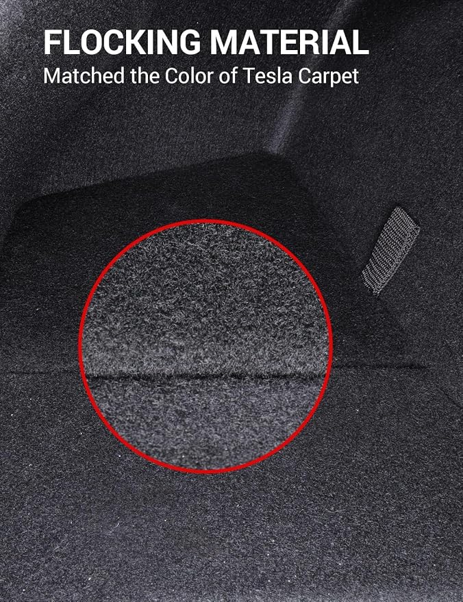 BASENOR 2023 2022 2021 Tesla Model 3 Trunk Storage Bins and Model 3 Lower Center Console Organizer