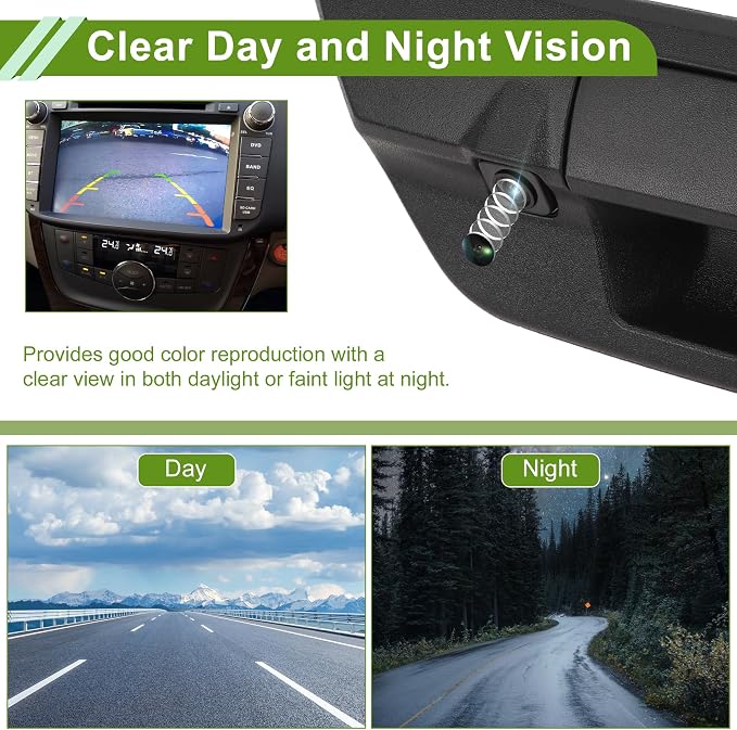 No.690900K350 Tailgate Handle Backup Camera for Toyota for Hilux for Sr5 M80 2016-2018 Rear View Reversing Park Assist Camera 1 Set