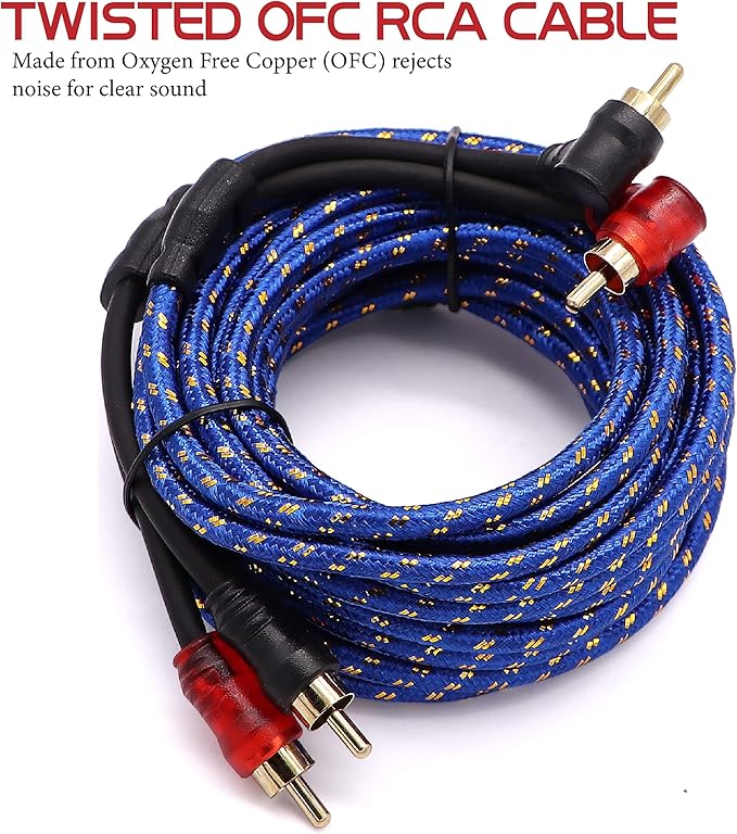 0 Gauge Amp Wiring Kit,3000 Watt Amplifier Sub Installation Kit Make Connections and Brings Power to Your Radio,Subwoofers and Speakers