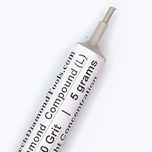 TechDiamondTools Kit of 3 Diamond Polishing Compound Polishing Paste USA Made 2000 4000 8000 Grit for Marble Glass Metal Rock Jewelry Resin Silver Gemstone with 10% of Diamond Powder