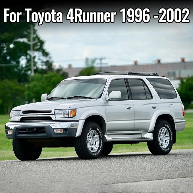Custom-Fit Front Seat Covers for Toyota 4Runner 1996-2002 Driver and Passenger, Thickened Composite Fabric, with Headrests, Soft Foam Lining, Protective Seat Cover