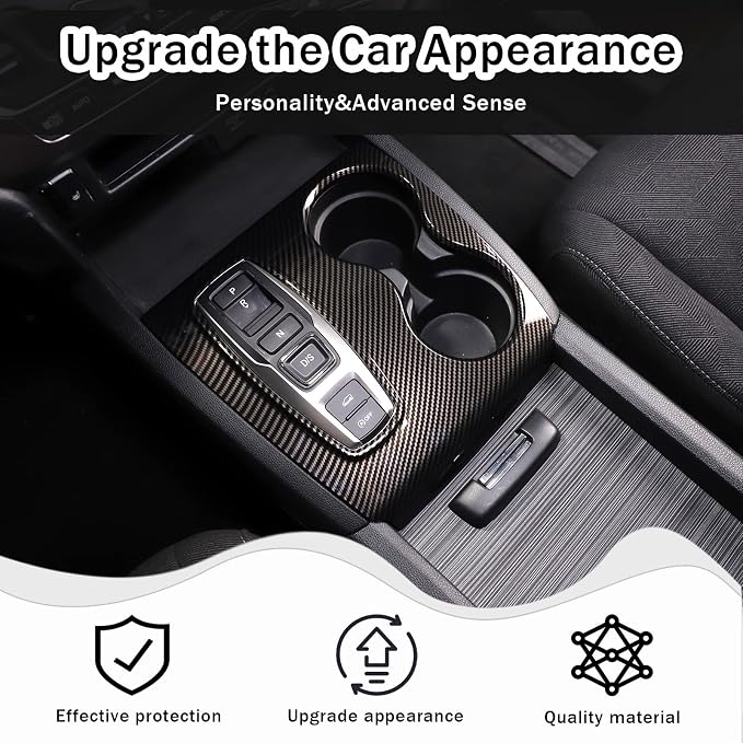 for Honda Pilot 2016-2022/ Ridgeline 2020-2023/ Passport 2019-2023 Center Console Organizer Tray & Gear Shift Panel Cover Trim