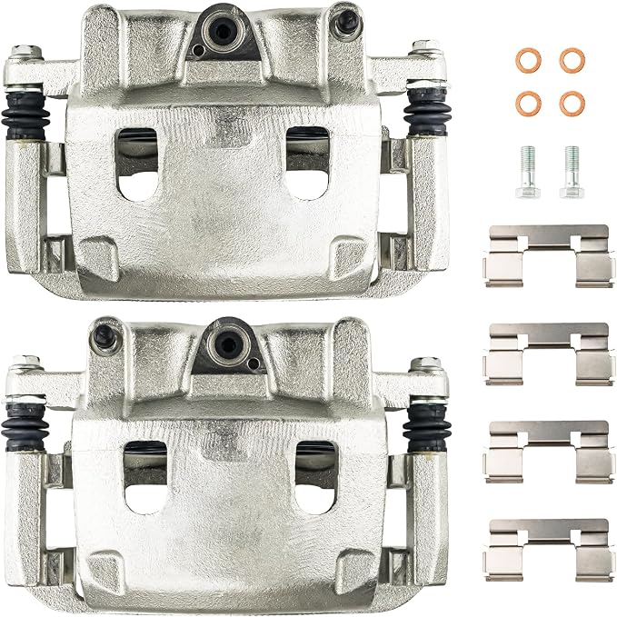 KAX Disc Brake Caliper Assembly Fit for TITAN 2004-2007, Pathfinder Armada 2004, Armada 2005, QX56 2004-2006, Armada 2006 5.6L, Front Side
