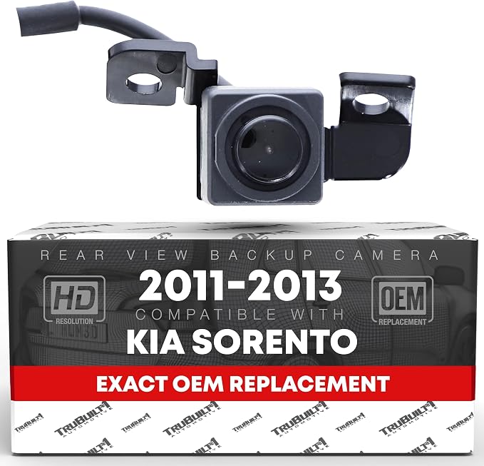 Rear View Backup Camera - Compatible with 2009-2013 Kia Sorento - Reverse Park Assist Camera Replacement - OEM 95760-2P000, 592-267