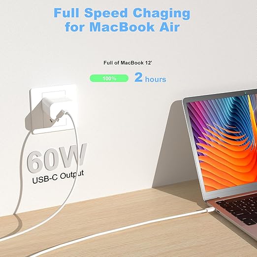 2Pack for Apple USB C to USB C Charging Cable 1ft 60W,Short Type C to Type C Fast Charger Cord,for iPhone16 E/17/Air/15/Pro/Plus/Pro Max,for MacBook Pro/Air,for iPad Pro12.9/11in,Air 4/5,Mini 6/7