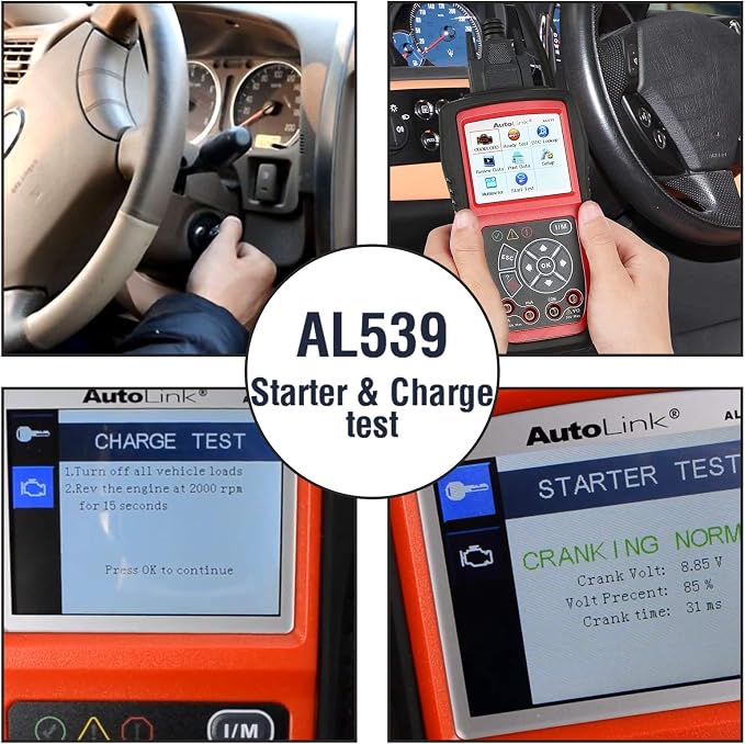 Autel AL539 AutoLink OBD ll Professional Electrical Test Tool