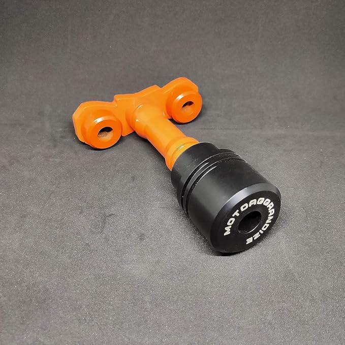 Motoaggrandize Frame Sliders Crash Protectors For Duke 250 | 390 [Generation 3 only] | Colour: Orange