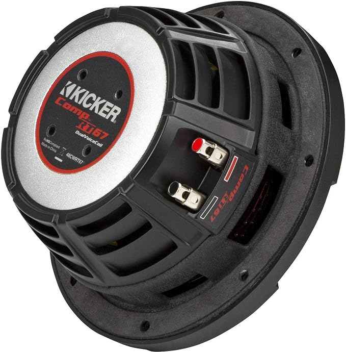 KICKER 48CWRT672 CompRT 6.75" Subwoofer, DVC, 2-ohm