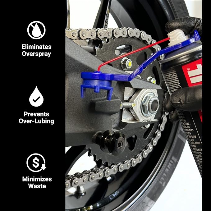 Oinker® Motorcycle Chain Lube Applicator | 530 & 630 Chains, Mess-Free Chain Wax, Chain Cleaner