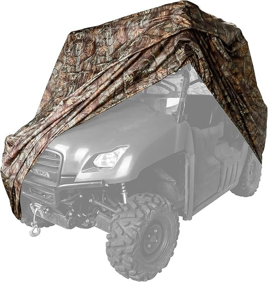 Black Boar UTV Cover - Features Waterproof Polyurethane Coating for Protection Against The Weather - Reinforced Grommets & Side Vents - Includes Storage Bag - Jungle Camo (66023)