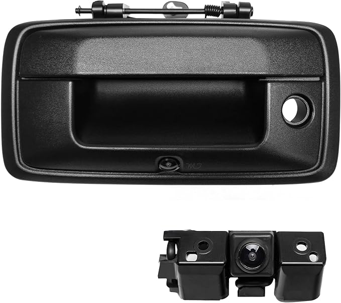 Master Tailgaters Replacement for Chevrolet Silverado/GMC Sierra 1500, 2500, 3500 (2014-2015) Replacement Tailgate Handle Part # 23448681, 23128692 with Backup Camera OE Part # 23306741, 22803702