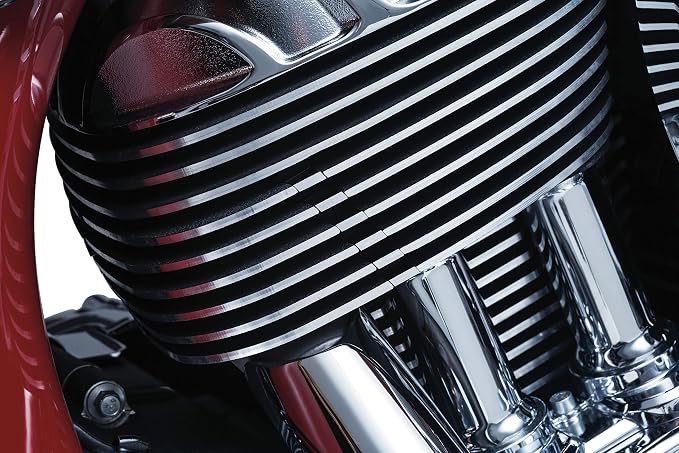 Kuryakyn Exhaust Port Fillers for Indian, Black & Raw Aluminum