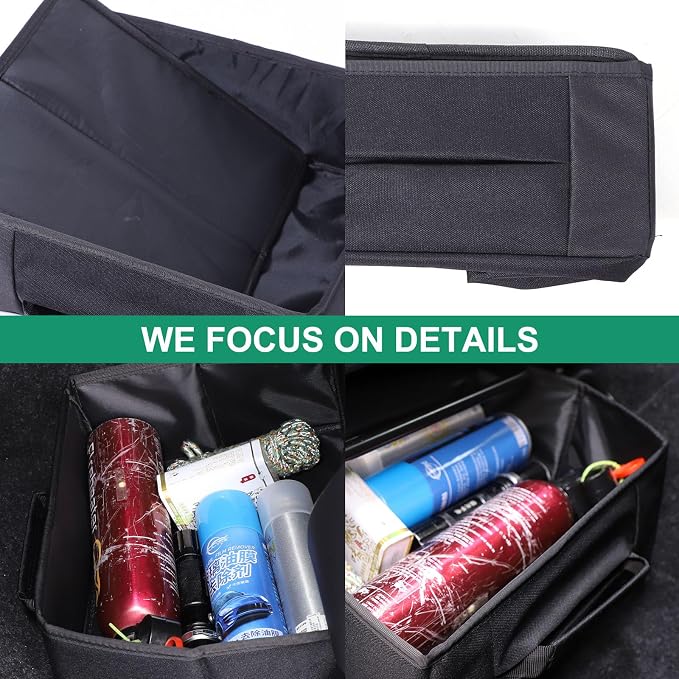 Car Under Seat Storage Box Tray Hidden Organizer Under Front Seat Compatible with Nissan Frontier 2022-2024 Oxford Cloth Tool Box Organizer Storage Box with Handle
