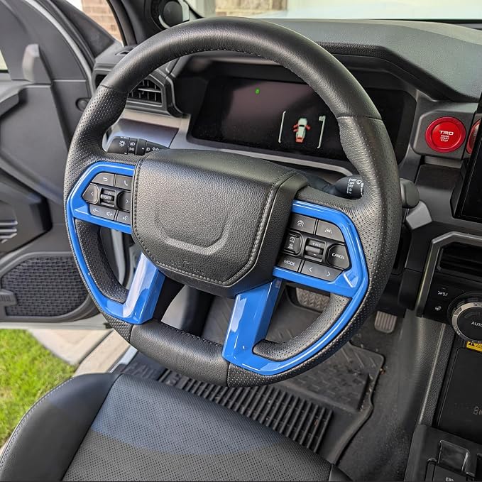 for Toyota Tacoma 2024 2025 2026 for 4Runner 2025 2026 Interior Accessories Gear Shift Panel Cover & Steering Panel Cover ABS Decorative Frame Trim