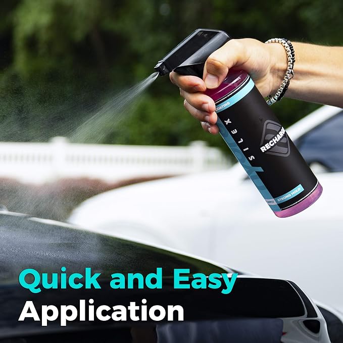 Recharge Ceramic Coating Spray (16oz) | Ultra Hydrophobic Car Detail Spray | Wet or Dry Application | Replaces Wax & Sealants | DIY Protection for Cars, Trucks & SUVs | Up to 6 Months