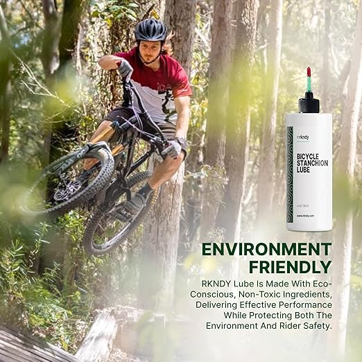 Fork Stanchion, Shock, & Dropper Post Lube – Superior Suspension Performance, Corrosion Protection, and Waterproof Formula for All Bikes