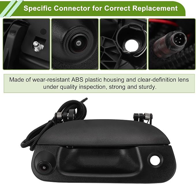 No.7L3Z9943400AA Tailgate Handle Backup Camera for Ford F-150 1997-2003 for Ford F-250 1997-1999 Rear View Reversing Park Assist Camera 1 Set