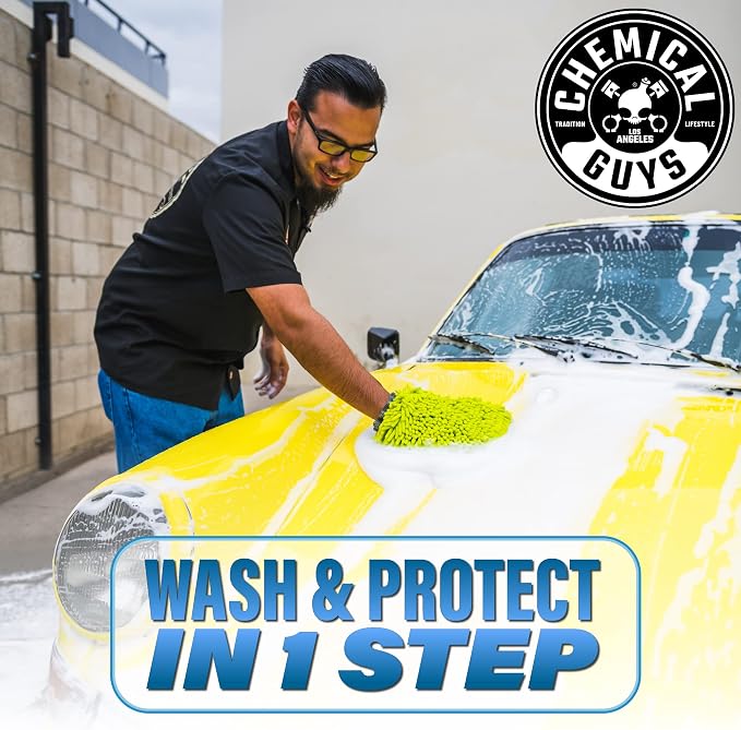 Chemical Guys Foam Wash Bundle - Foam Blaster Gun + HydroSuds Foam Wash Soap (16 fl oz) + Accessories