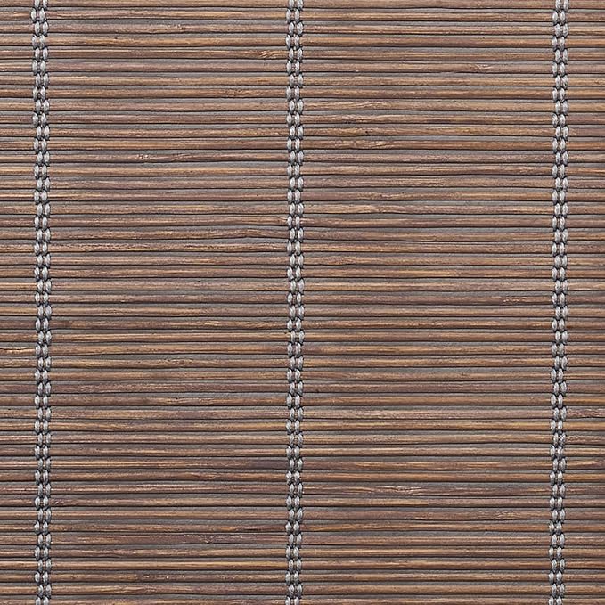 Coolaroo Wand Operated Outdoor Roller Shade – Cordless Sun Blocking Window Blind for Patio, Deck, or Sunroom – Fade Resistant, Smooth Wand Operation, Kid-Safe, Hardware Included, 4' x 6', Dirftwood