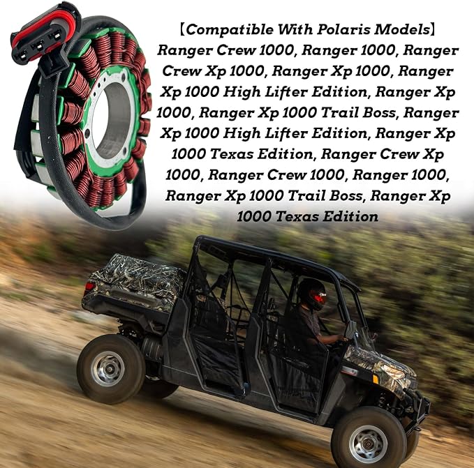 Stator 4018448 Compatible with Polaris Ranger XP 1000 / Ranger Crew 1000 4017516