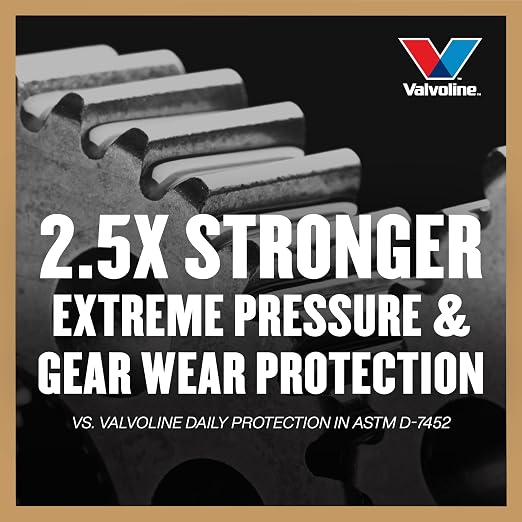 Valvoline FlexFill Extended Protection Full Synthetic 75W-90 Gear Oil 1 QT Pouch, Case of 4