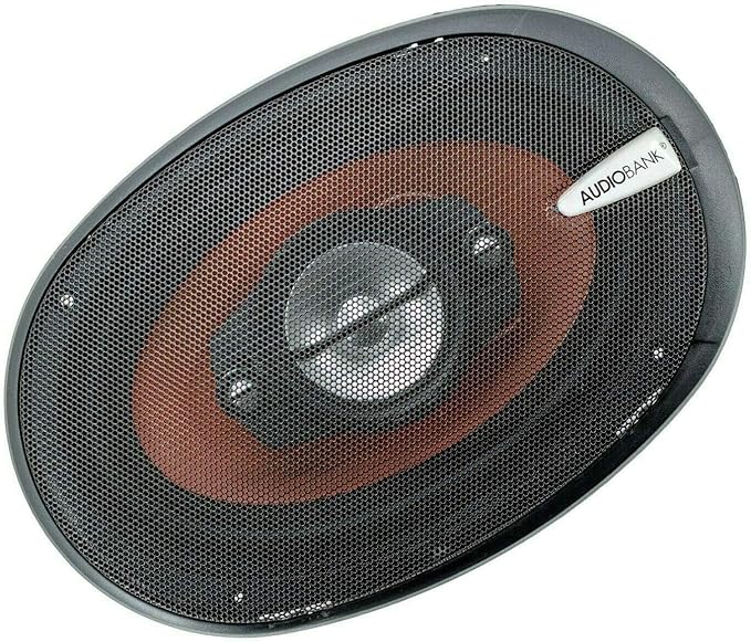2X Audiobank AB-790 6x9 -Inches 1000 Watts Peak Power for Pair and 300 Watt RMS Power 4-Way Car Audio Stereo Coaxial Speakers with 4 Ohm Ohm Impedance / 93dB/1w/1m