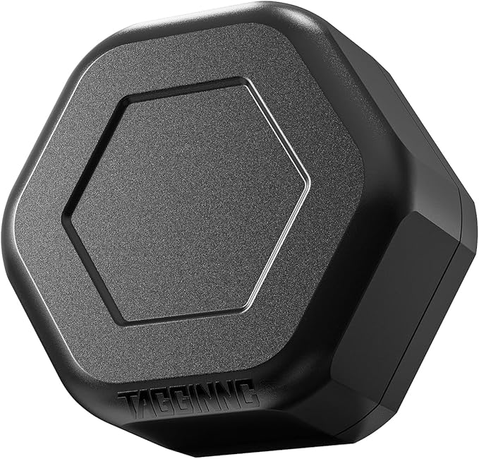 Magnetic Case for Air Tag– Ultra Strong Magnet & Discreet Hexagonal Nut Design with Non-Slip Base, Waterproof & Shatterproof, Compatible with Apple Air Tag Gen 1st&2nd