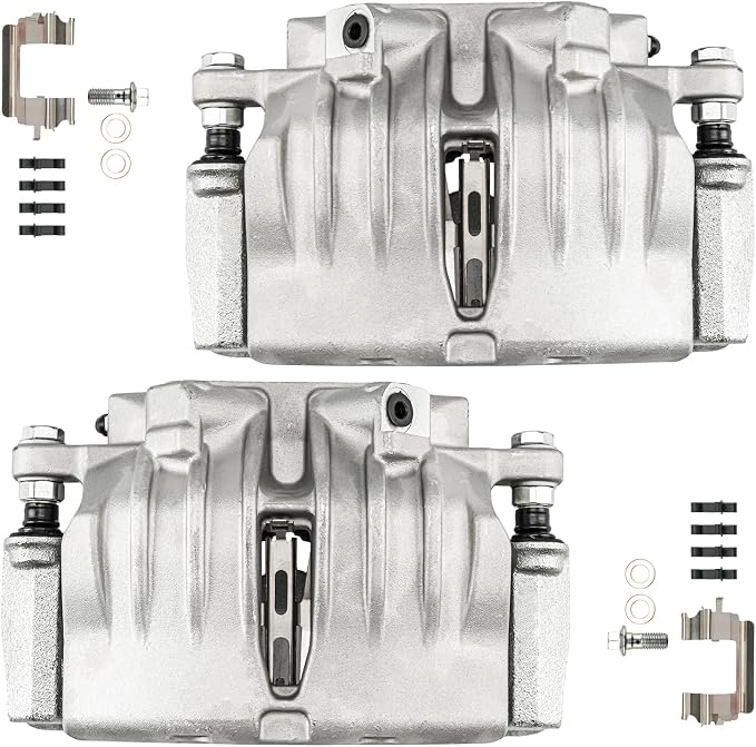 KAX 18B4798A+18B4799A Brake Caliper Compatible with Chevrolet, GMC, Buick, Oldsmobile, Isuzu, Saab - Trailblazer, Envoy, Rainier, Bravada, Ascender, SSR, 9-7x, Front Disc Brake Caliper