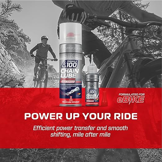 Power Drive Spray eBike Chain Lube – Lubricant for Electric Bikes – Durable Corrosion & Wear Protection, Friction Reduction, Race Day Blend – 300ml Aerosol (10.14 oz)