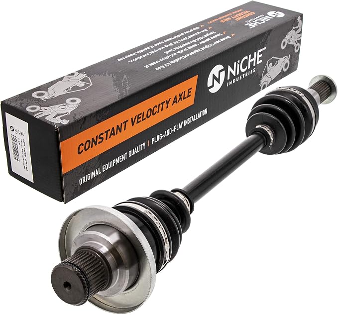 NICHE Rear Left CV Axle Drive Shaft Assembly for Yamaha Grizzly 660 5KM-2530U-13-00 5KM-2530W-12-00