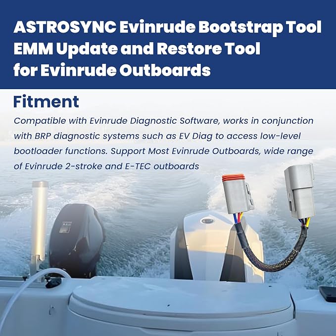 ASTROSYNC Bootstrap Tool EMM Update and Restore Tool for Evinrude Outboards Compatible with EvDiag Diagnostic Software Replace 586551