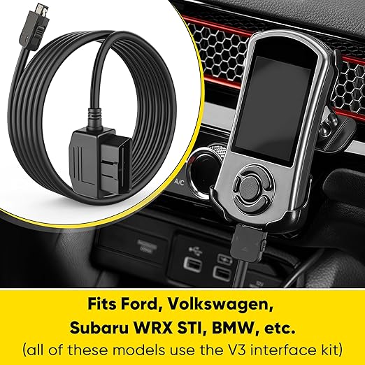 Access Port OBD2 OBDII Cable Compatible with Cord V3 Sub-aru Ford VW WRX STI Focus Evo BMW Fits All Cars that use V3 Accessports 6.5 ft