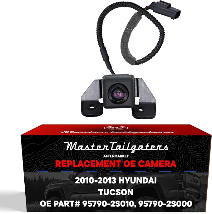 Master Tailgaters Replacement for Hyundai Tucson w/Navigation System (2010-2013) Backup Camera OE Part # 95790-2S010, 95790-2S000