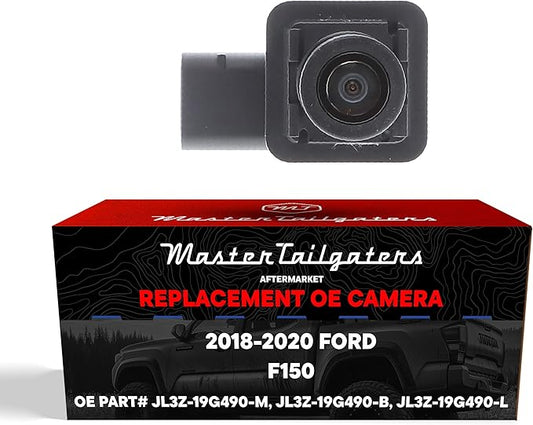 Master Tailgaters Replacement for Ford F150 Regular Cab/Extended Cab/Crew Cab w/Trailer Hook-Up Lamp (2018-2020) Backup Camera OE Part # JL3Z-19G490-M, JL3Z-19G490-B, JL3Z-19G490-L
