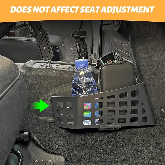 MAIKER Upgrade JK Metal Gear Shift Storage Box Center Console Hanging Box Gear Tray Compatible with 2011-2018 Jeep Wrangler JK JKU 4-door, Tactical Style