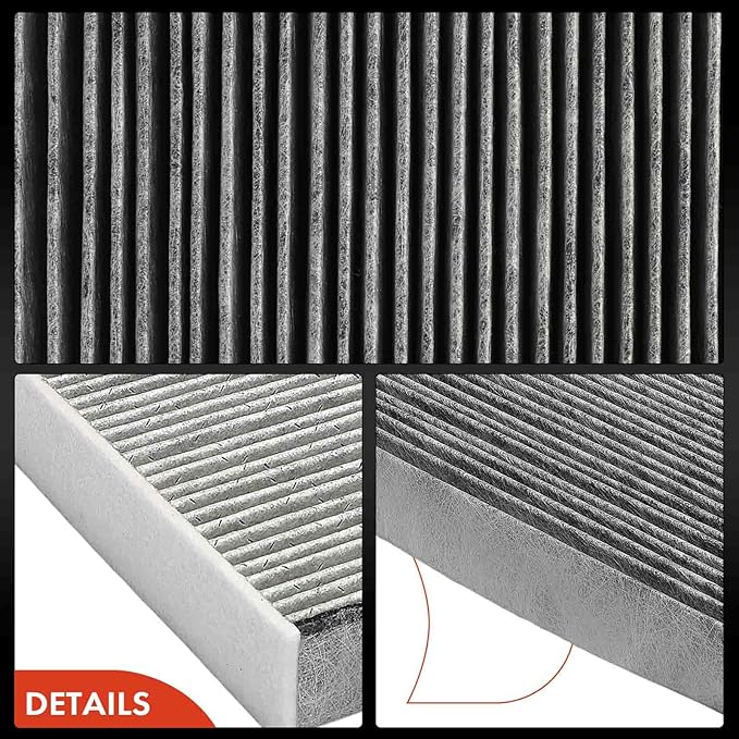A-Premium 2-PC Cabin Air Filter with Activated Carbon Compatible with Land Rover Range Rover, Range Rover Sport, 2023 2024 2025, 3.0L 4.4L, Behind Glove Box