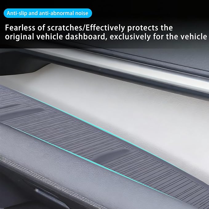 3PCS Center Console Panel Non-Slip Silicone Pad for Sienna Accessories 2021-2025,Central Control Panel Original Car Texture Cover for Sienna LE Limited Platinum SE XLE XSE