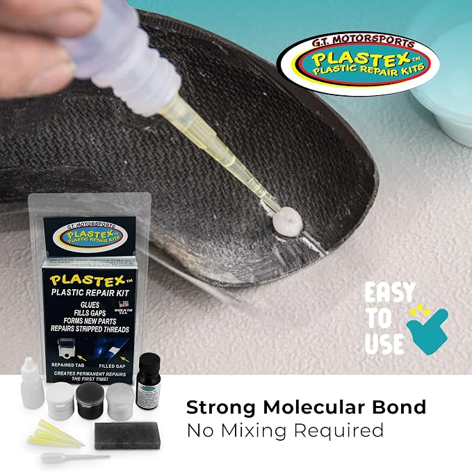 Plastex Plastic Repair Kits - Easily Glue, Remake or Repair Broken Plastic, Fiberglass, Wood & More! Mini Master Kit