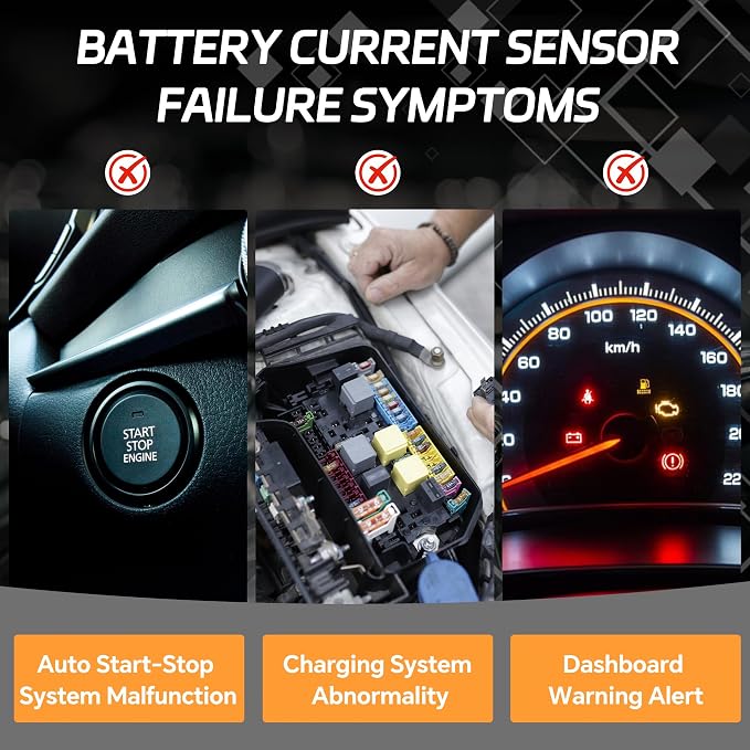 AV6Z-10C679-P Battery Current Sensor Negative Battery Cable Compatible with Ford Transit Connect Focus C-Max Escape Replaces OE AV6N-10C679-BC AV6Z10C679N AV6Z10C679M