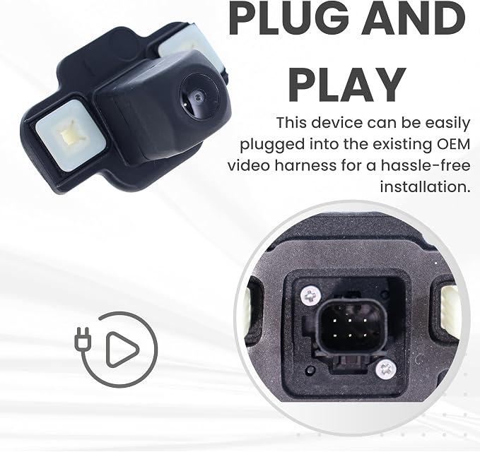 Backup Camera Replaces for 2019 2020 2021 Toyota RAV4 | 2019 2020 2021 2022 RAV4 Hybrid | 2021 RAV4 Prime | 2022 Corolla Cross L, LE OE # 867900R120, 8679042120, 867900A010