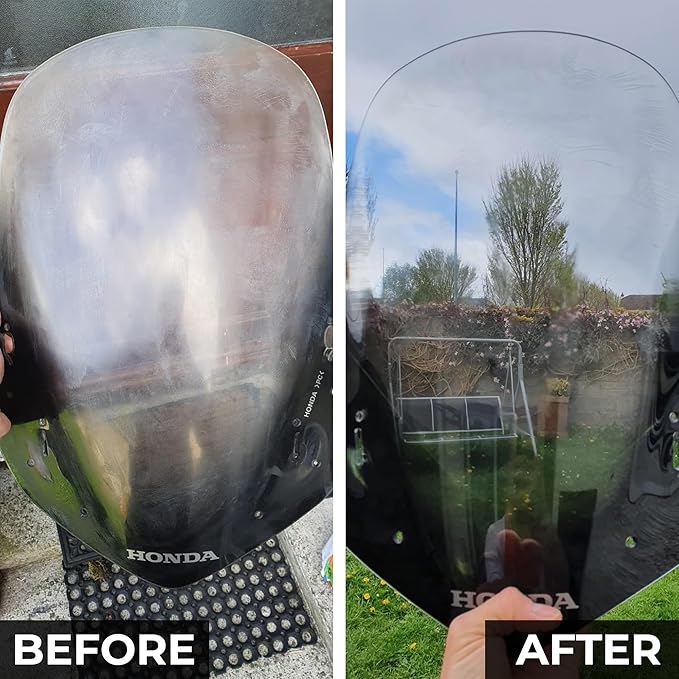 Glass Polish DIY Headlights Restoration and Polishing Kit – Permanent Headlight & Tail-Light Restoration, Restores As-New Condition and Guards Against Future Damage - GP31016