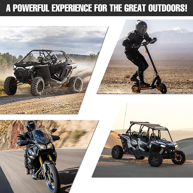 Lithium YTX20L-BS, 800A LiFePO4 Motorcycle Battery, 12V 10AH ATV, UTV, Jet Ski, 4 Wheeler,Snowmobile,Tractor,Generator and Riding Lawn Mower Battery