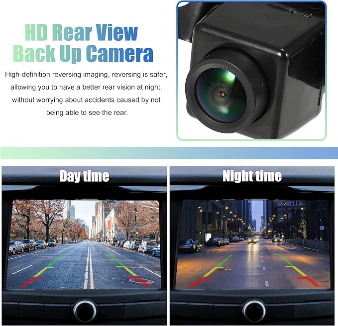 X AUTOHAUX Rear View Back Up Camera Rear Park Assist Reverse Camera 95760-2V100 for Hyundai Veloster Base 2012-2017