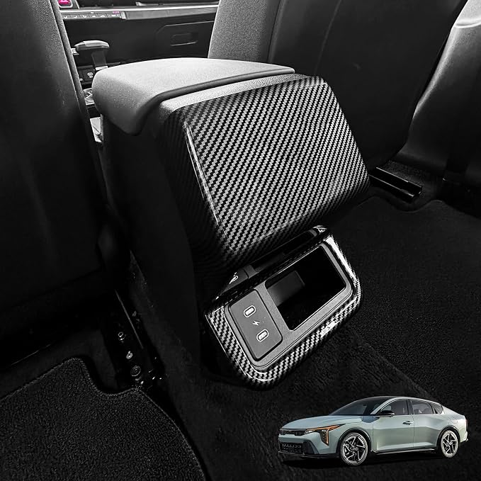YOUTOOCAR Rear AC Vent Cover Compatible with Kia K4 2025-2026 Accessories (Carbon Fiber Pattern)